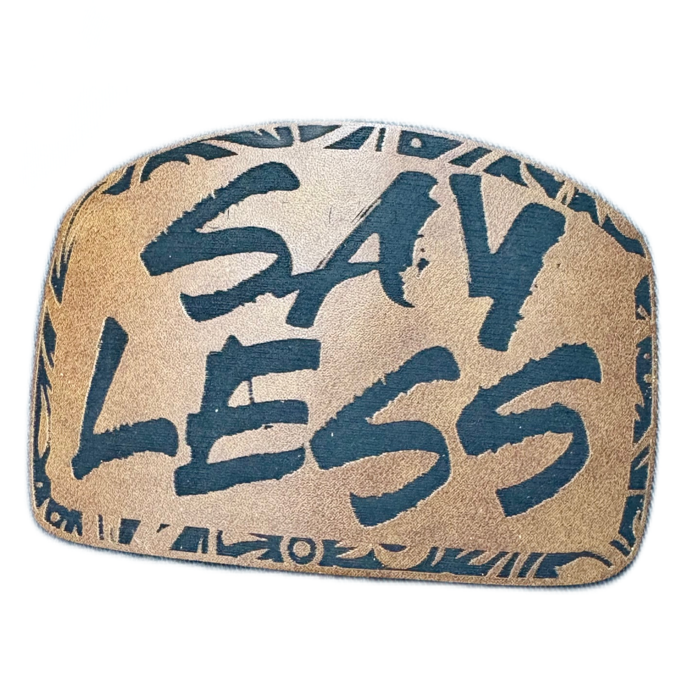 Say Less Leatherette Patch